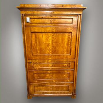Wardrobe - veneer, spruce wood - 1890